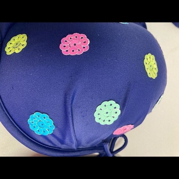 VICTORIA’S SECRET bathing suit top, 36D, blue - Picture 12 of 12